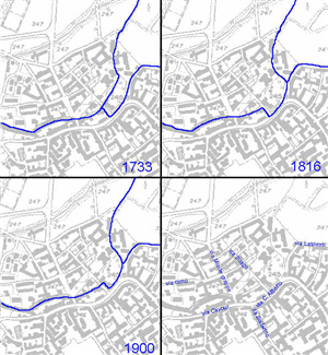 Il canale del molino nei tempi