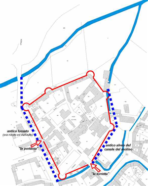 La cinta muraria di Virle